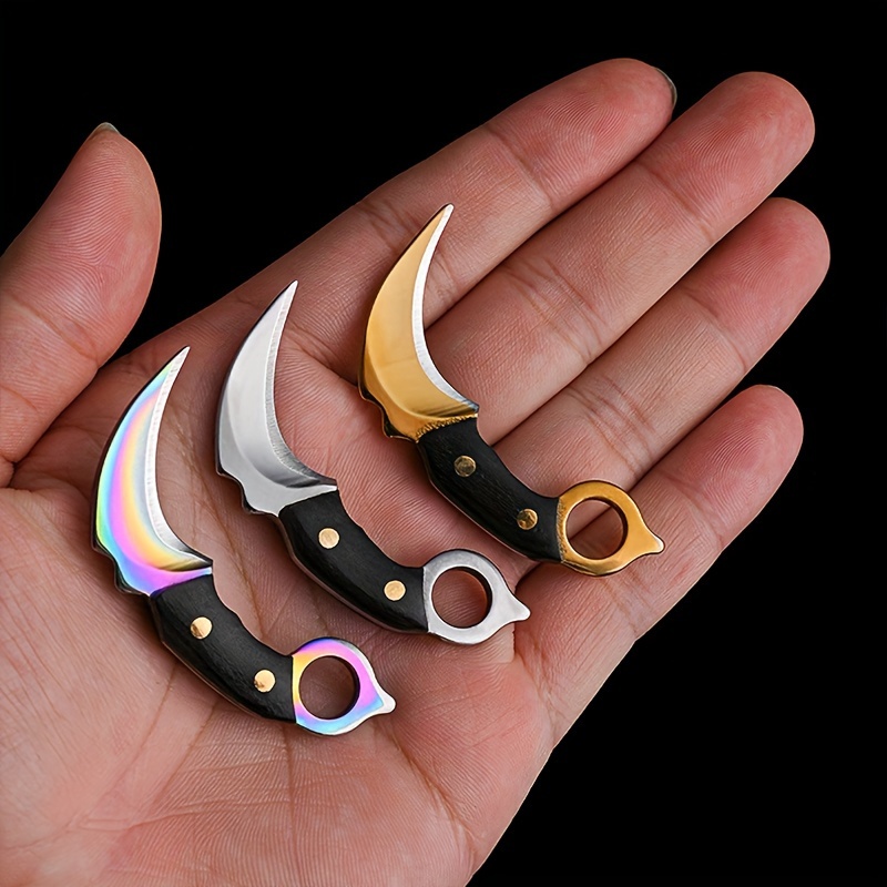 Bushcraft Knife Fixed - Mini couteau porte-clés couteau de poche