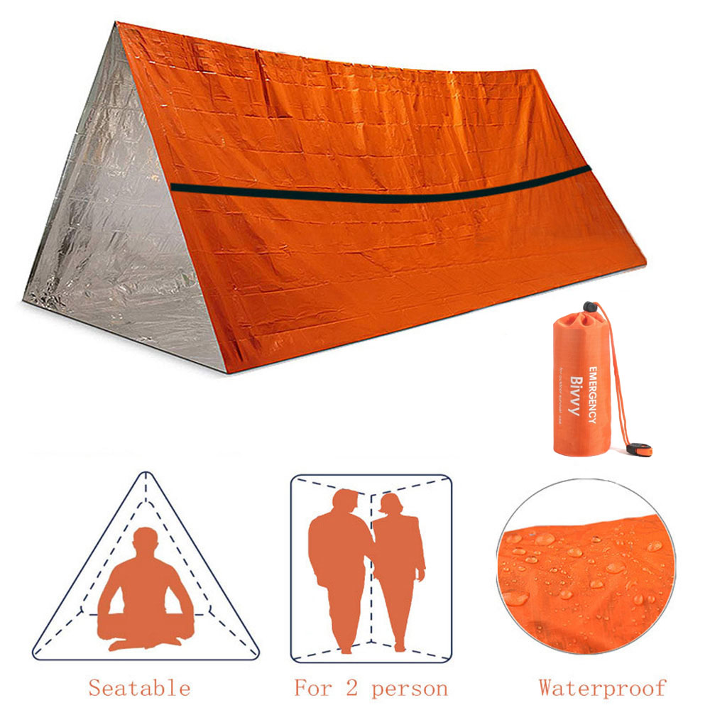 Kit de tente de survie pour 2  - Emergency Mylar Tent avis et prix