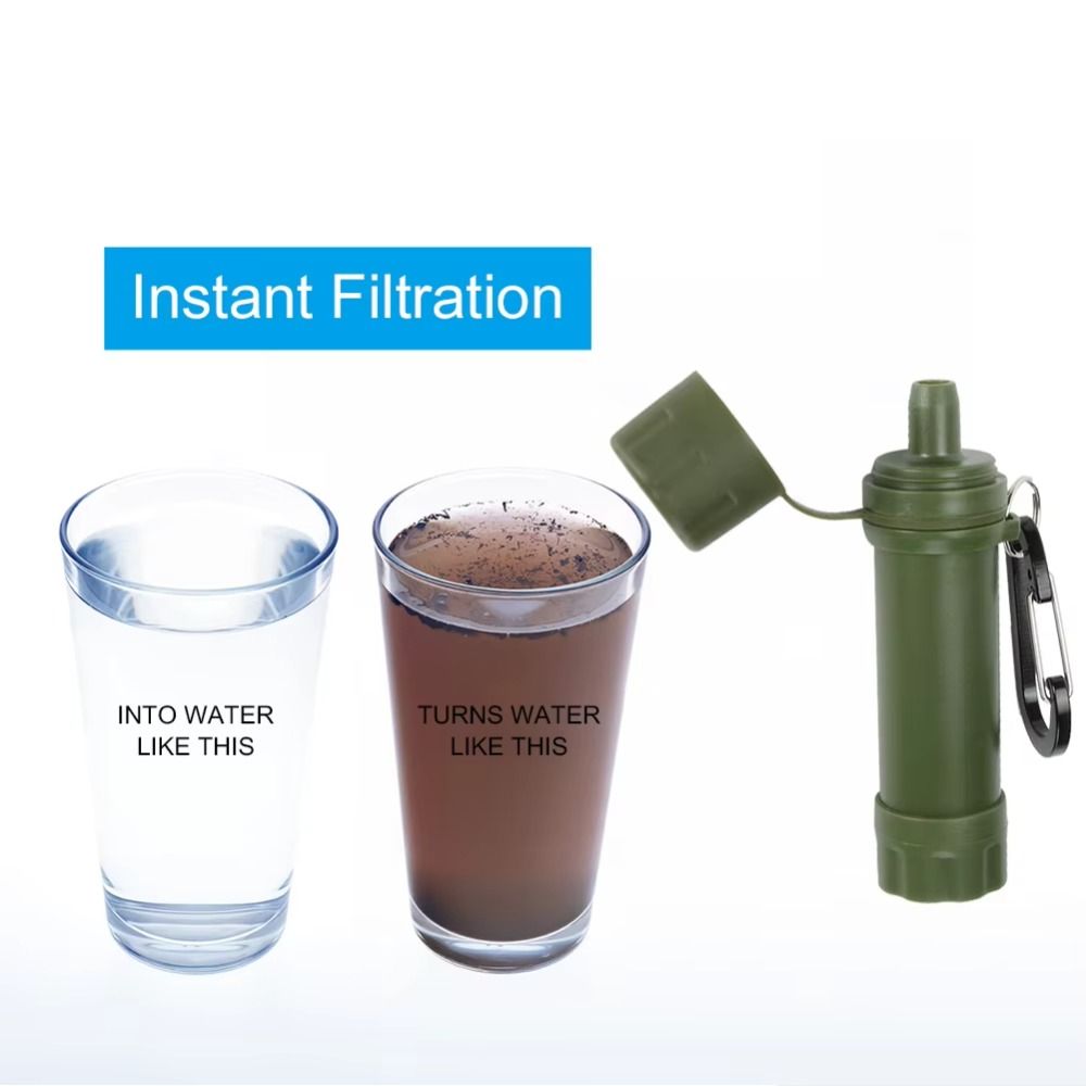 Mini paille filtrante pour eau - Water Purification Straw avis et prix